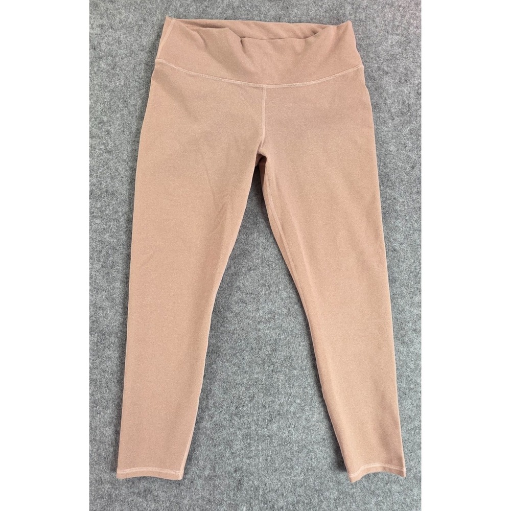 Fabletics High-Waisted Heathered 7/8 in Rosebloom Heather - Extra Large Leggings